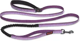 Coleira esportiva HALTI – Coleira elástica premiada para cães, absorção de choque, cinto e guia acolchoados de neoprene multifuncional, perfeita para corrida e treinamento com cães médios e grandes