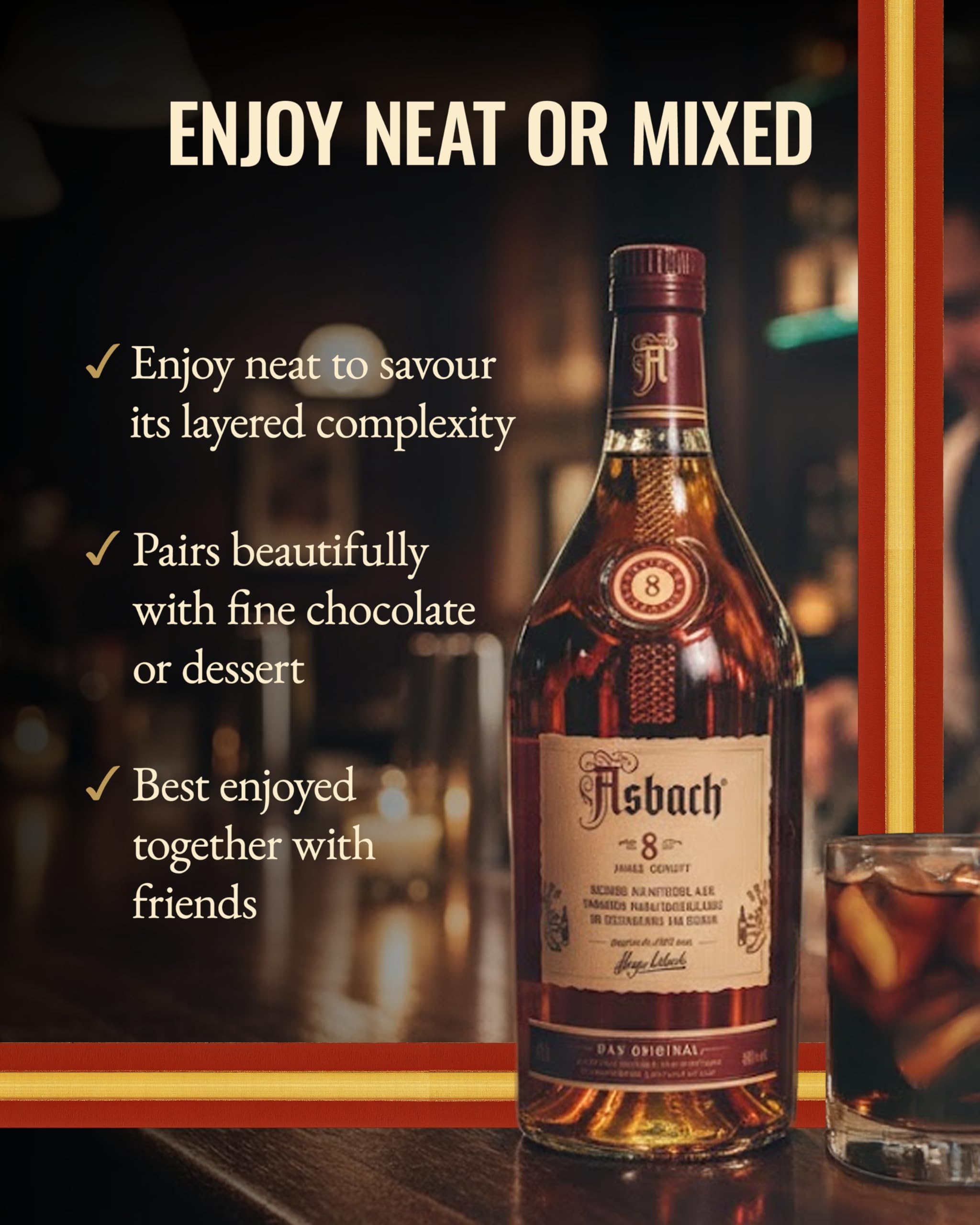 Asbach Privatbrand 8 Years 40% Vol. 0,7l in Giftbox