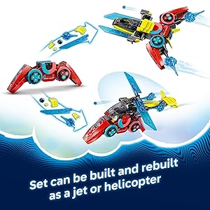 LEGO DREAMZzz Cooper's Gaming Controller Jet Toy - Building Toy Set for Kids, Boys and Girls, Ages 7+ - with 2 Build Options and 1 Minifigure - Gift Idea for Birthdays - 71489