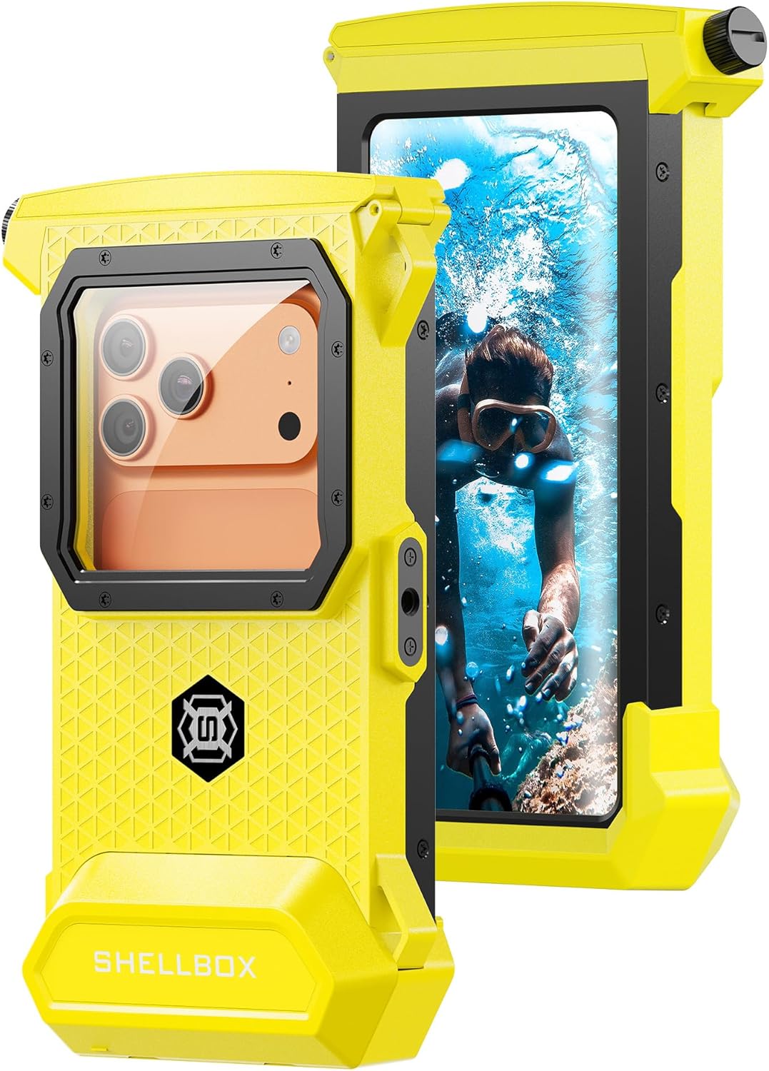 Waterproof Phone Case, [100FT/30M] Underwater Snorkeling Touchscreen Housing Universal Photo & Video Diving Case for iPhone 17/16/15/14/13/12/11 Pro Max/XS/X Samsung Galaxy and Most Phones