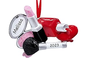 Personalized Makeup Tools Christmas Ornament 2024