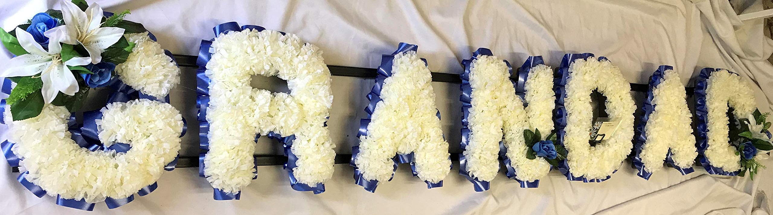 Silky Bouquets Grandad Silk Funeral Flower Artificial Floral Memorial Tribute (Yellow)