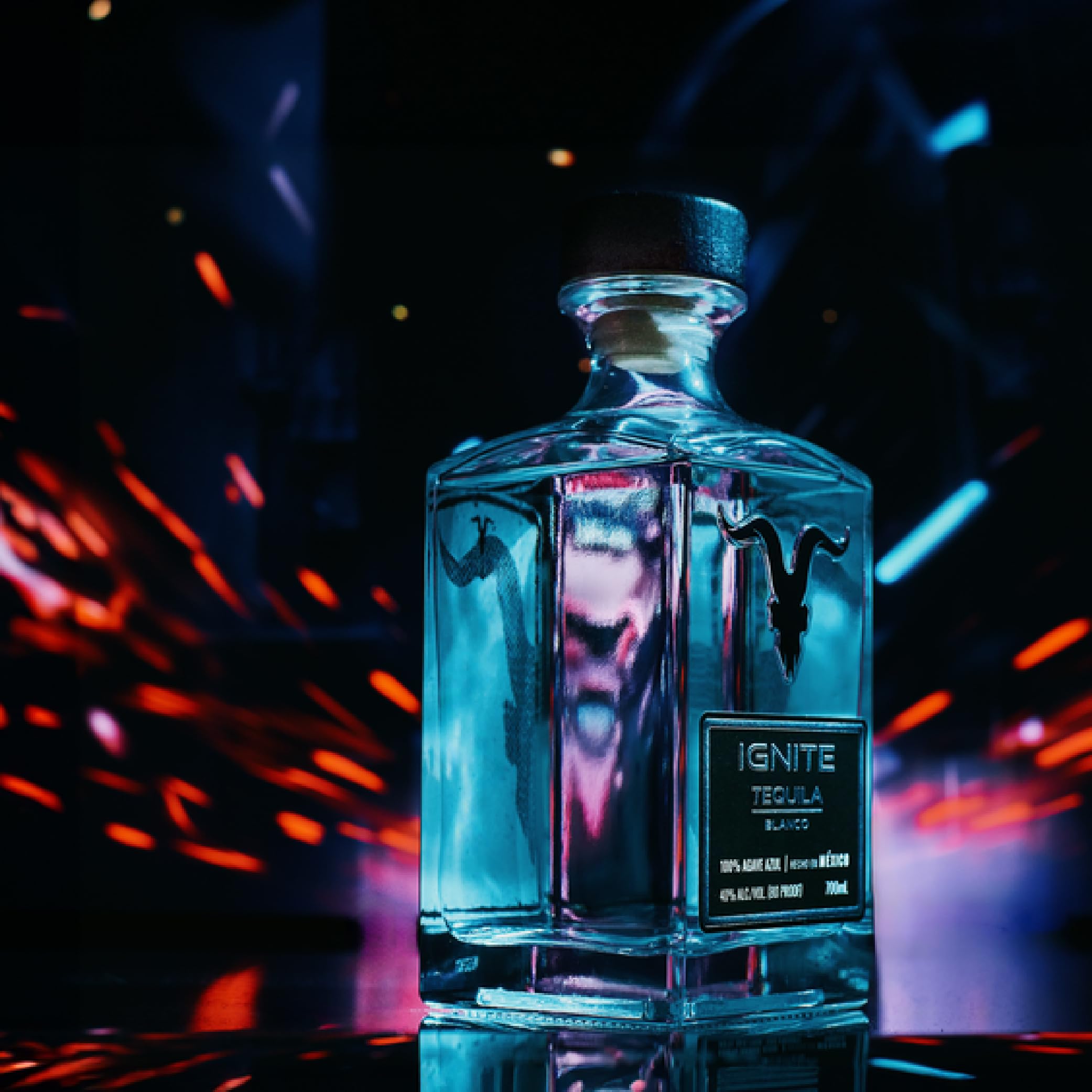 Ignite Tequila Blanco 100% Blue Weber Agave 40% Vol. 700 ml Premium-Tequila aus Mexiko