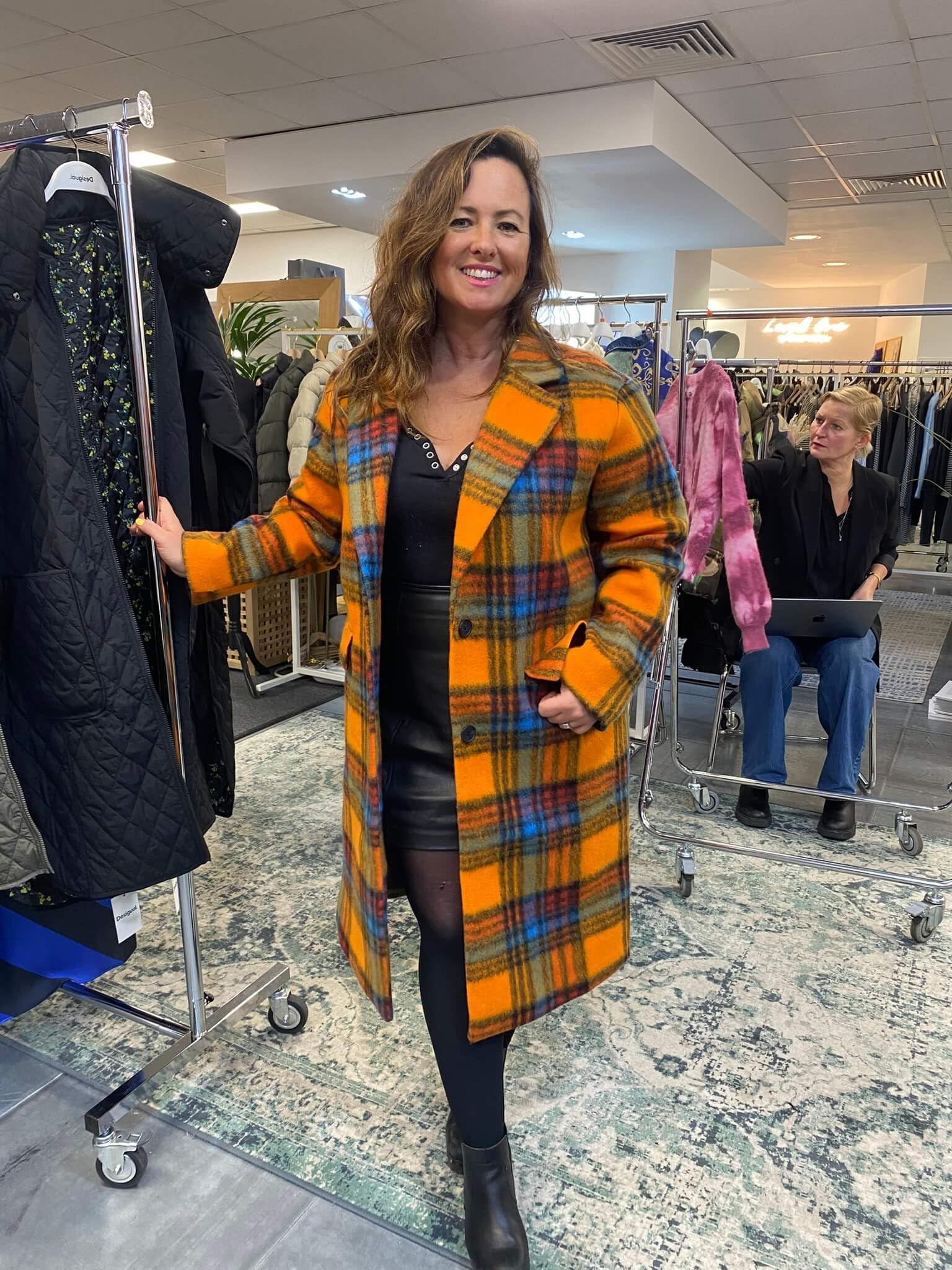 Desigual Abrigo Para Mujer Woman Woven Overcoat Mujer