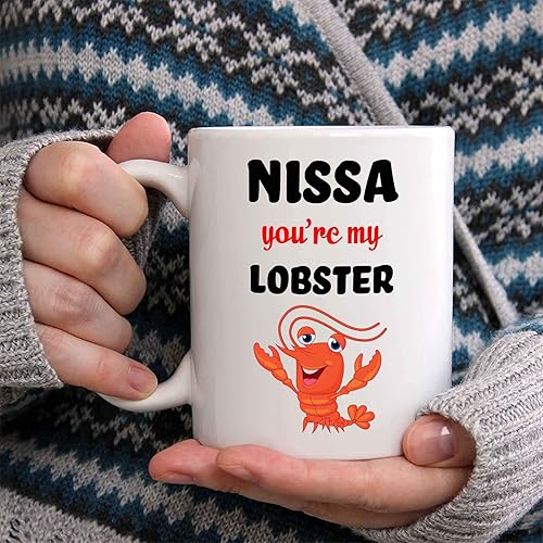 Miniatura 2 de Nissa - Taza de café personalizada de cerámica con nombre, taza personalizada, regalo personalizado de cumpleaños/Navidad, regalo de vacaciones, 11