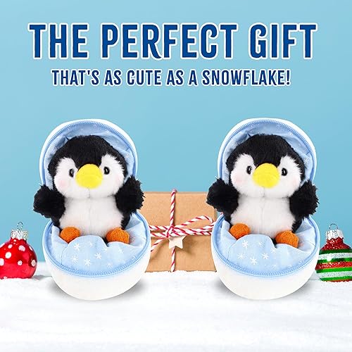 Miniatura 10 de Snowball - Peluche sorpresa con cremallera  Juguete de peluche lindo y suave de 6 pulgadas  Perfecto para amigos y familiares de todas las edades,