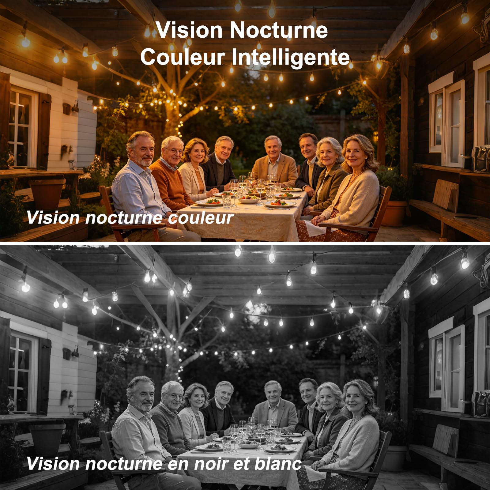 4K Caméra de Surveillance WiFi Exterieure sans Fil,10X Triple Objectif Camera Extérieur Solaire avec Panneau,Vision Vocturne,Alarme,Batterie,2.4GHZ,Audio Bidirectionnel,Suivi Automatique,IP66,355° PTZ