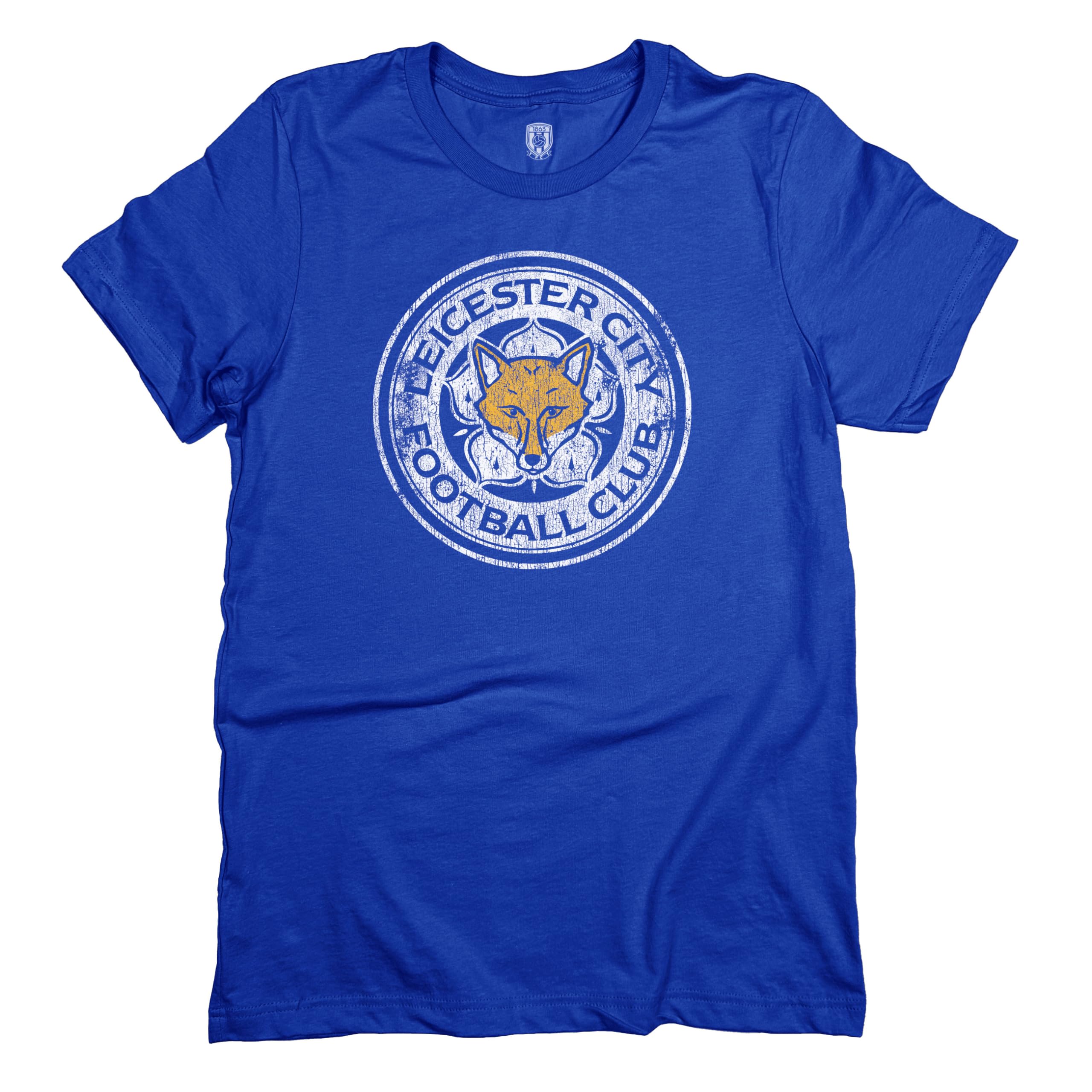 Leicester City FC Color Badge Premium Cotton T-Shirt - Royal