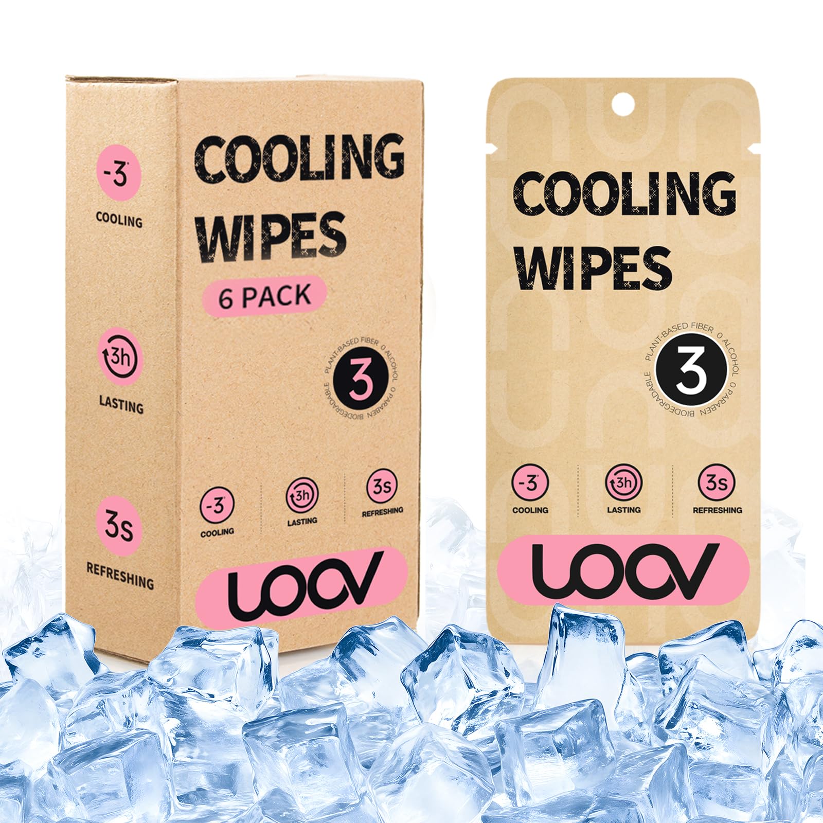 Cooling Body Wipes, 10''x25'' Huge Cooling Towels, 3s Ice Sensation Wipes for Hot Weather, Camping, Gym, Yoga, Marathon, Oversized and Extra-Thick,