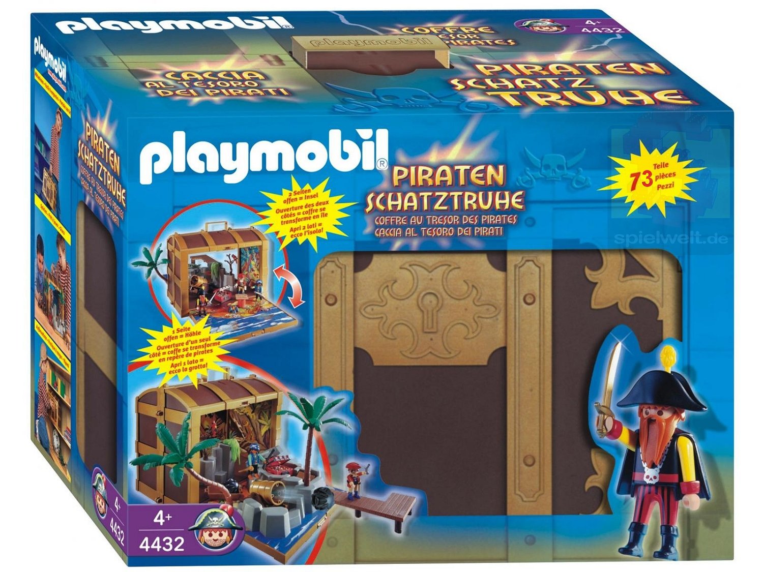 PLAYMOBIL® 4432 Pirate Treasure Chest : Amazon.sg: Toys