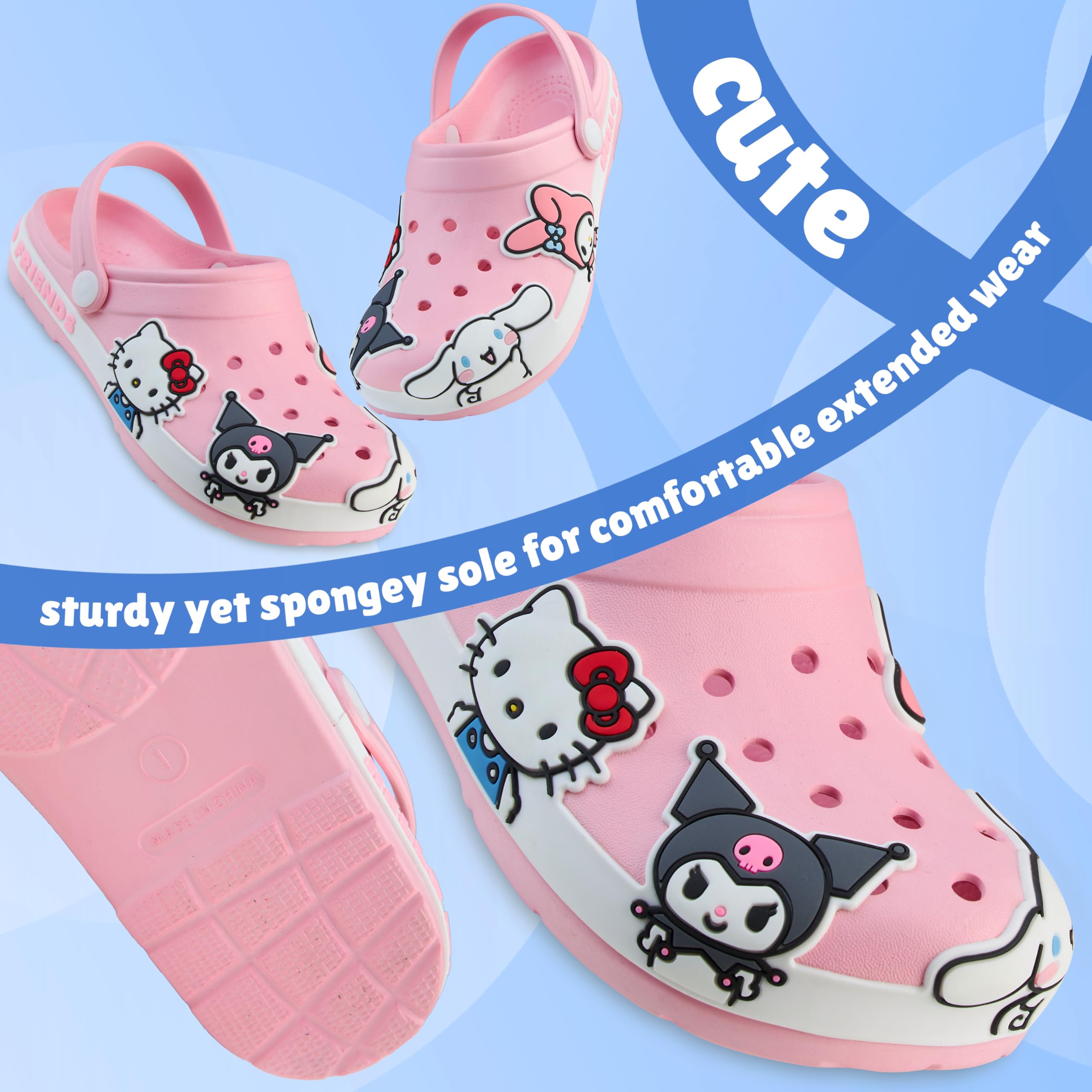 Get Trend Hello Kitty | Paw Patrol | Spidey Ciabatte Bambina, Zoccoli Clogs Gomma Antiscivolo, Sandali Leggeri per Giardino Estate Bambini, Regalo