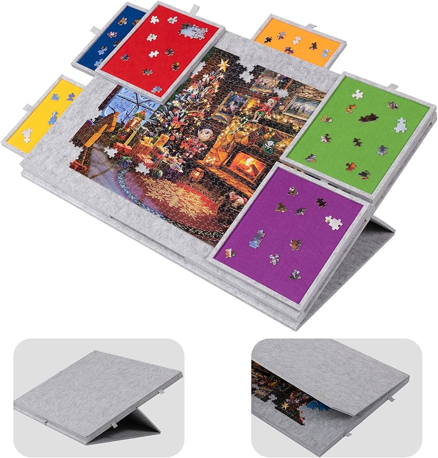 Amazon.com: Lavievert 1500 Piece Tilting Puzzle Board with 2-in-1 Amazon.com: Lavievert 1500 Piece Tilting Puzzle Board with 2-in-1