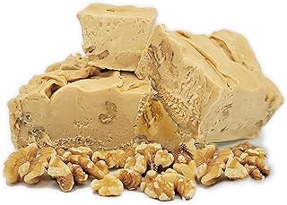 The Amish-Buggy Home Made Creamy Peanut Butter English Walnut Fudge - 1 Lb Box