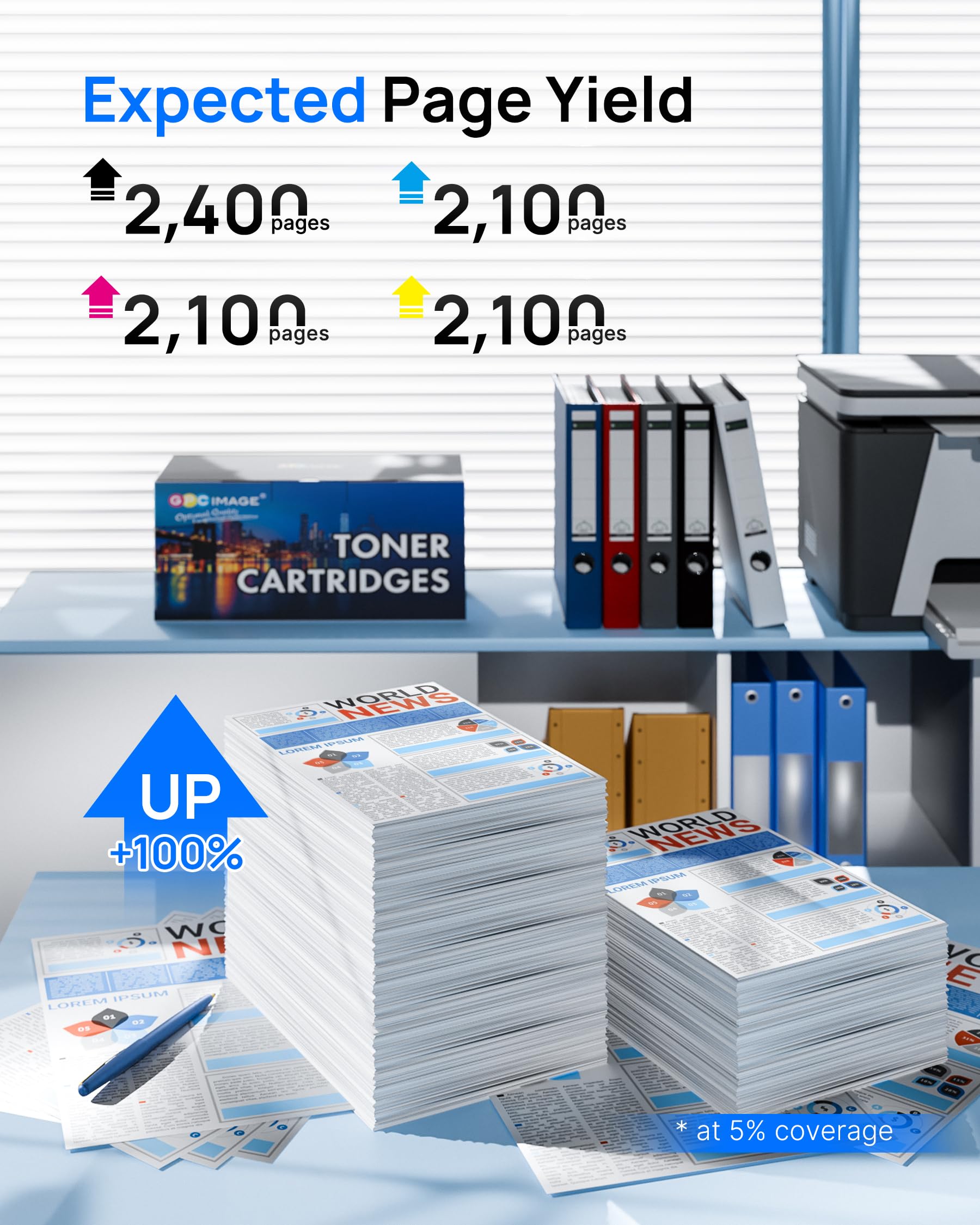 415A Kompatible für HP 415A 415X für HP Color LaserJet Pro MFP M479DW Toner | für HP Color LaserJet Pro MFP M479fdw M479fnw M479fdn M454dn M454dw M479 W2030A W2031A W2032A W2033A, 4er-Pack, mit Chip