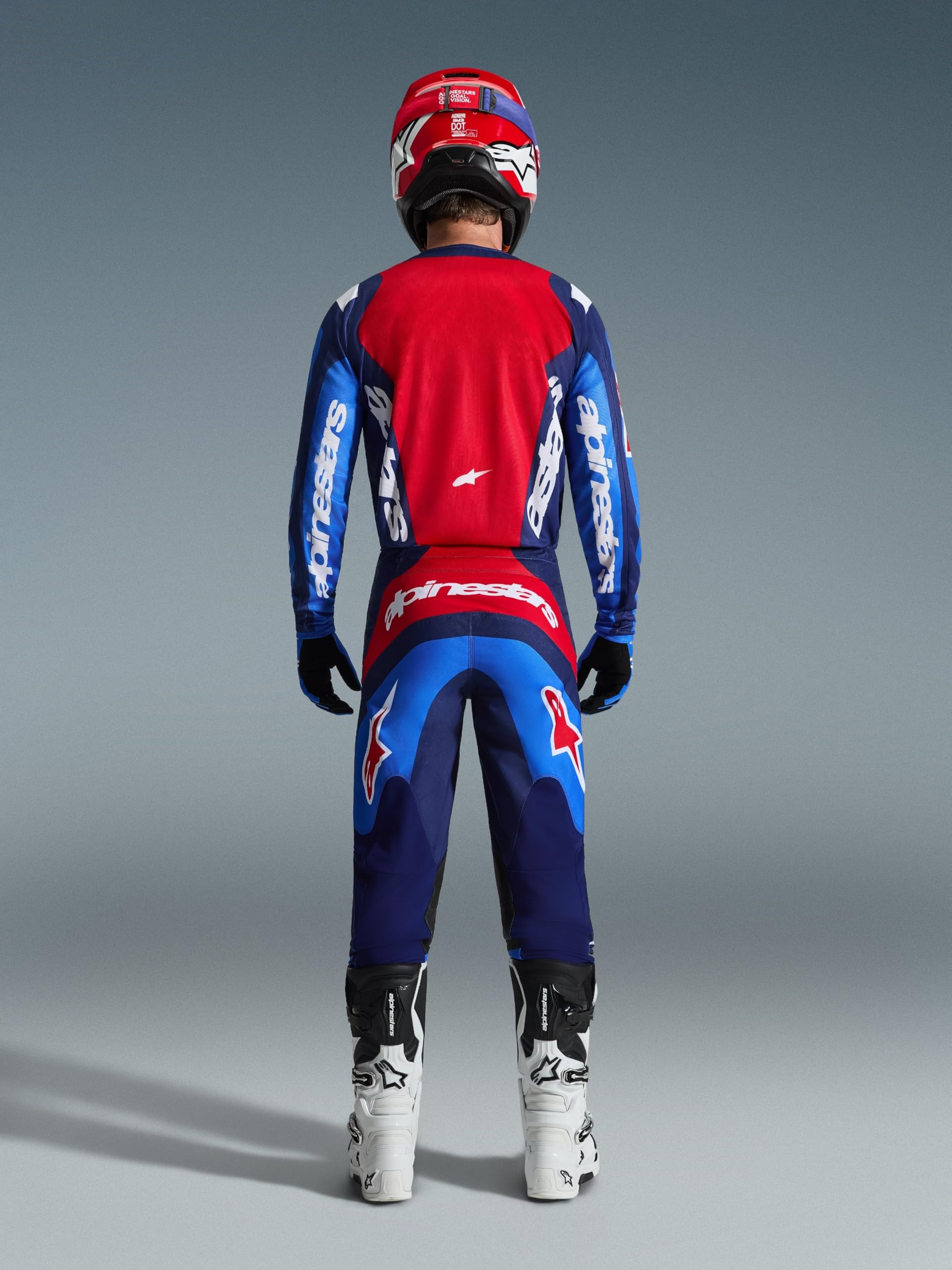 Alpinestars MX Jersey Fluid Blau Gr. XL