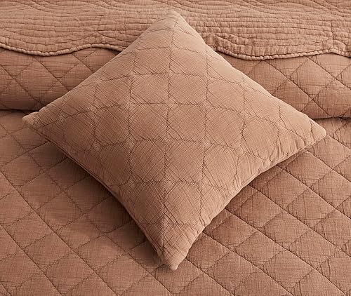 Miniatura 6 de HZ & HY Colcha de tamaño Queen de gran tamaño, aspecto rústico Shabby Chic - Lavado con enzimas, ultrasuave y ligera, reversible, algodónpoliéster,