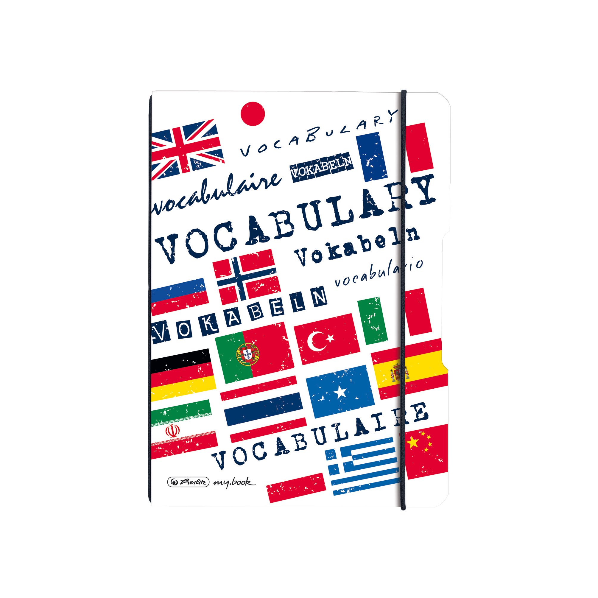 Herlitz 11415619 Notebook (A5, LIN 53, 80 gsm) 40 sheets, vocabulary