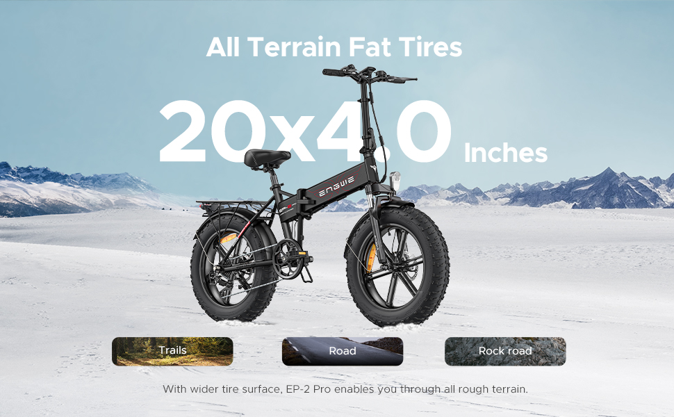Bici Elettrica Pieghevole ENGWE EP-2PRO - Fat Tire 20”, 48V 13Ah, Autonomia 120km - Foto 2