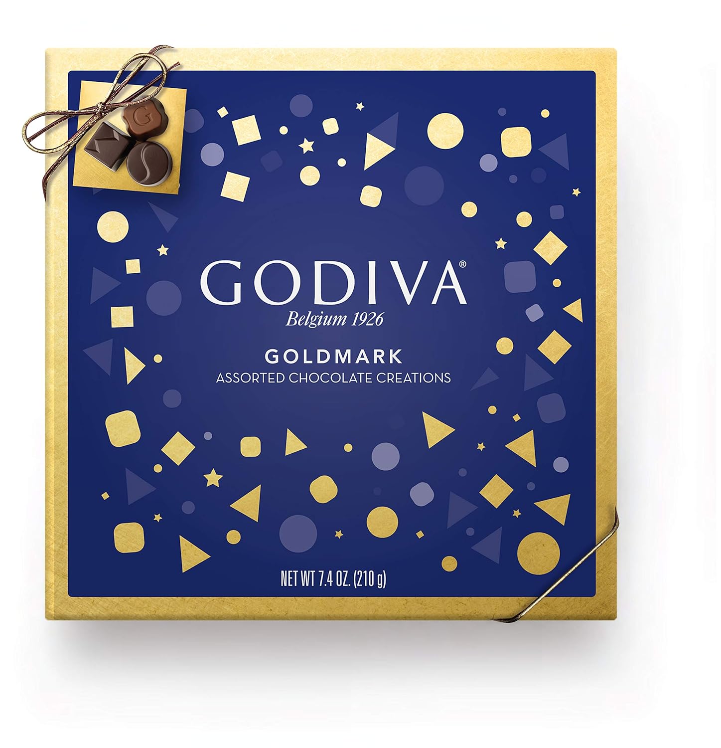 Godiva Chocolatier Goldmark Assorted Chocolate Gift Box, Premium Chocolate, Chocolate Treats, Great as a Gift, 17 pc, 7.4 Ounce