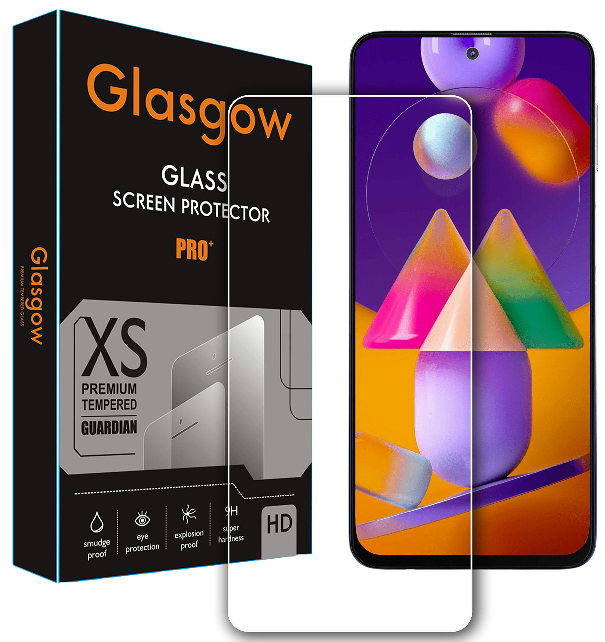 Glasgow Premium Tempered Glass Screen Protector for Samsung Galaxy A73 5G [flexible] [Gorilla] Bubble Free Installation [Screatch proof] [Guard] (B09Y1M2P5C) Amazon Price History, Amazon Price Tracker
