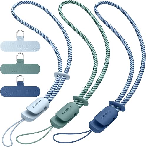 SURPHY 3 Pack Phone Wrist Strap, Phone Lanyard with Cellphone