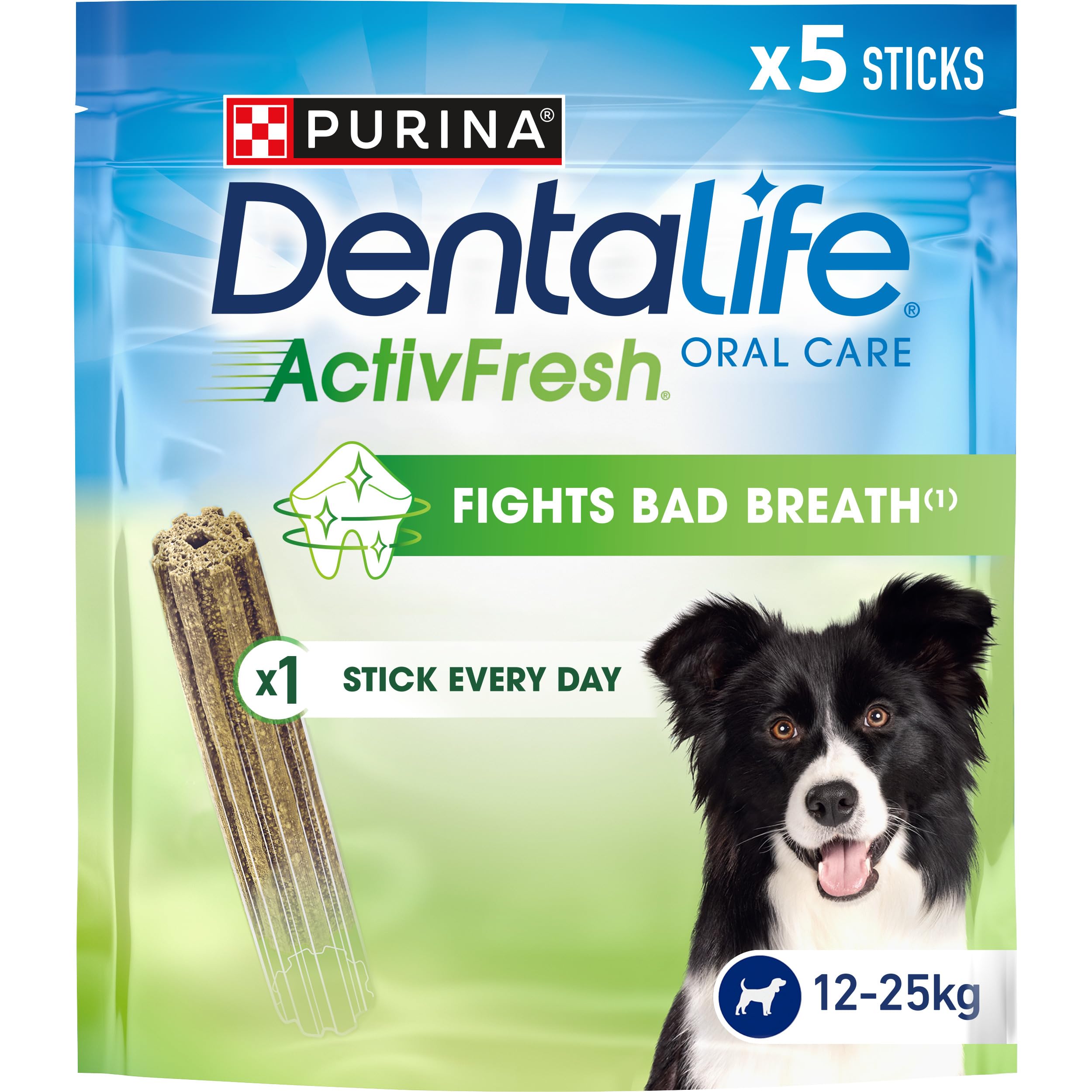 DENTALIFE ActivFresh Medium Dental Chicken Dog Chews 5 Sticks