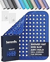 Vista 9 de Homerella® Alfombrilla de Ducha Antideslizante Antimoho, Alfombrillas de Ducha Antideslizantes para Interior de Cabina de Ducha Alfombrilla