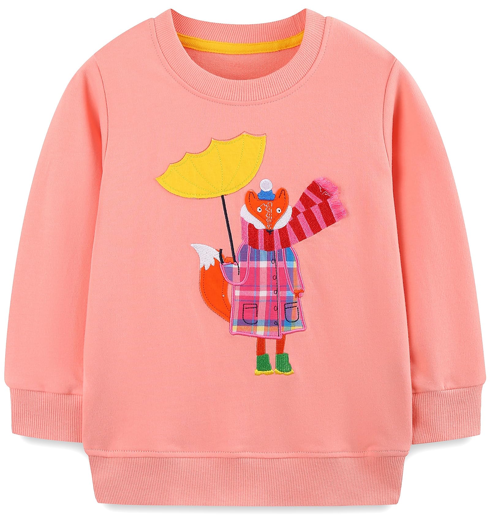 Hongshilian Unisex Kids Cute Cartoon Cotton Sweater Shirt
