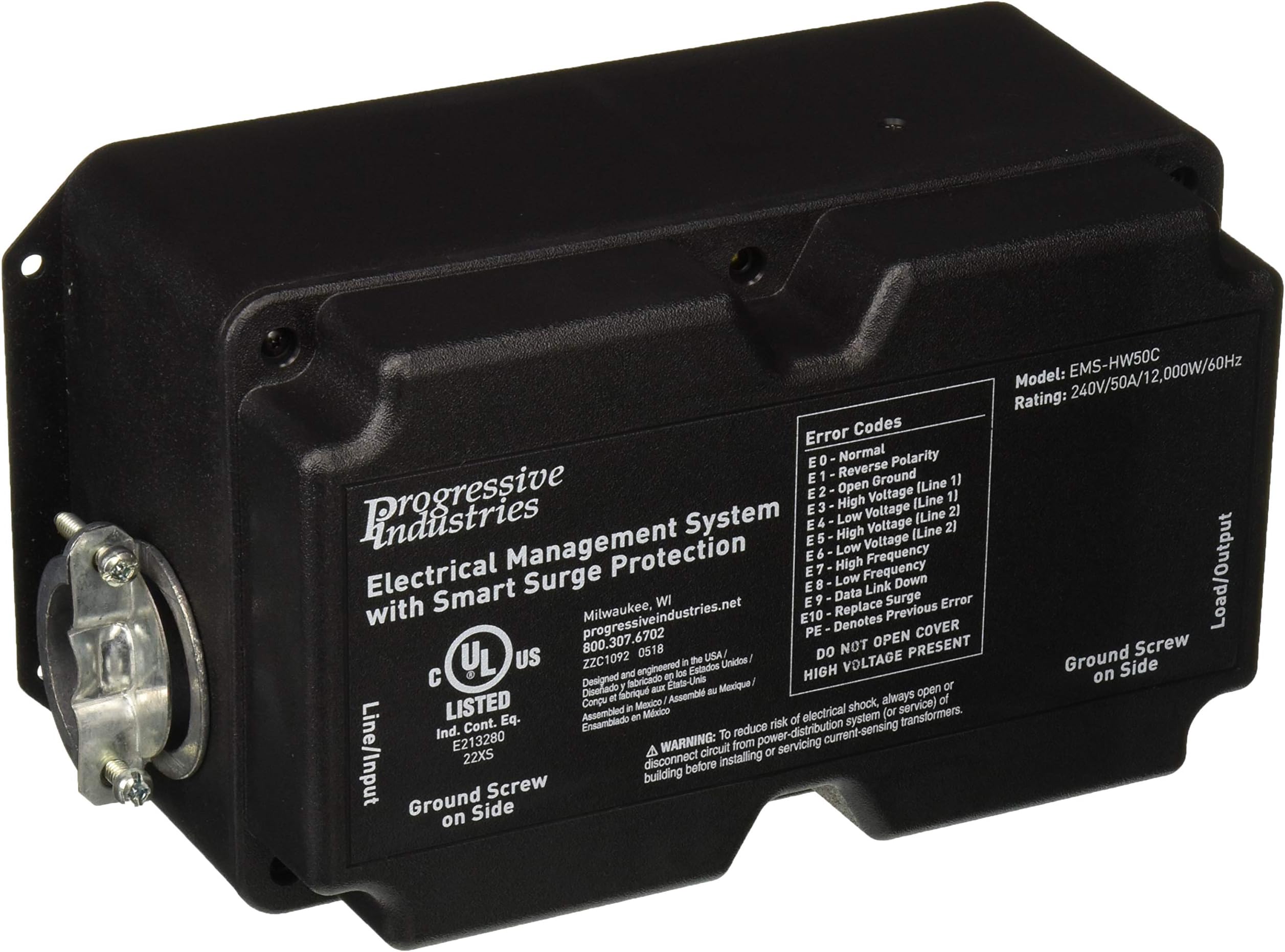 ProgressiveInternational Progressive Industries EMSHW50C Surge Protector