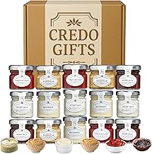 Mini Condiments Jar Gift Set – 15 Portions: Tomato Ketchup, Brown Sauce, Tartare, Mayonnaise, Wholegrain Mustard – Table Sauces & Condiments, Travel Add-Ons, Mixed Sauce Sachets Alternative. Airbnb