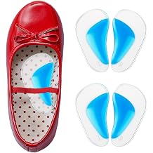 Kids Arch Support Inserts for Flat Feet 5-12 Years - Plantar Fasciitis Correction, Plantar Fasciitis Gel Arch Support - Foot Arch Support, Flat Foot Correction Overpronation Insoles - 2 Pairs