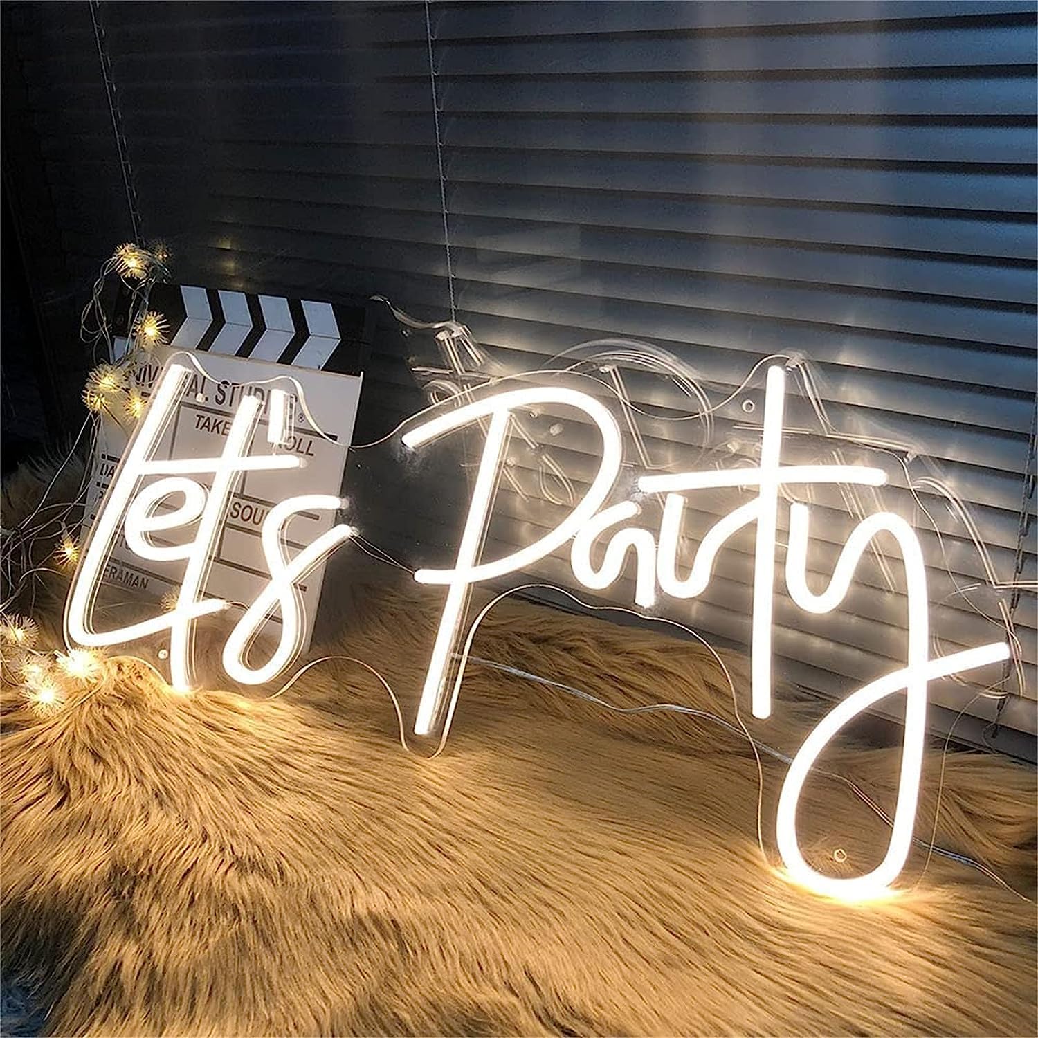 LNNW Neonowe światła LED Konfigurowalne neony LED na przyjęcie urodzinowe Znaki tła uczelni na ścianę Art Home Bar Pub, 66X30cm Dla Hotel Pub Kawiarnia Pokój rekreacyjny Ściana (Color : Warm White)