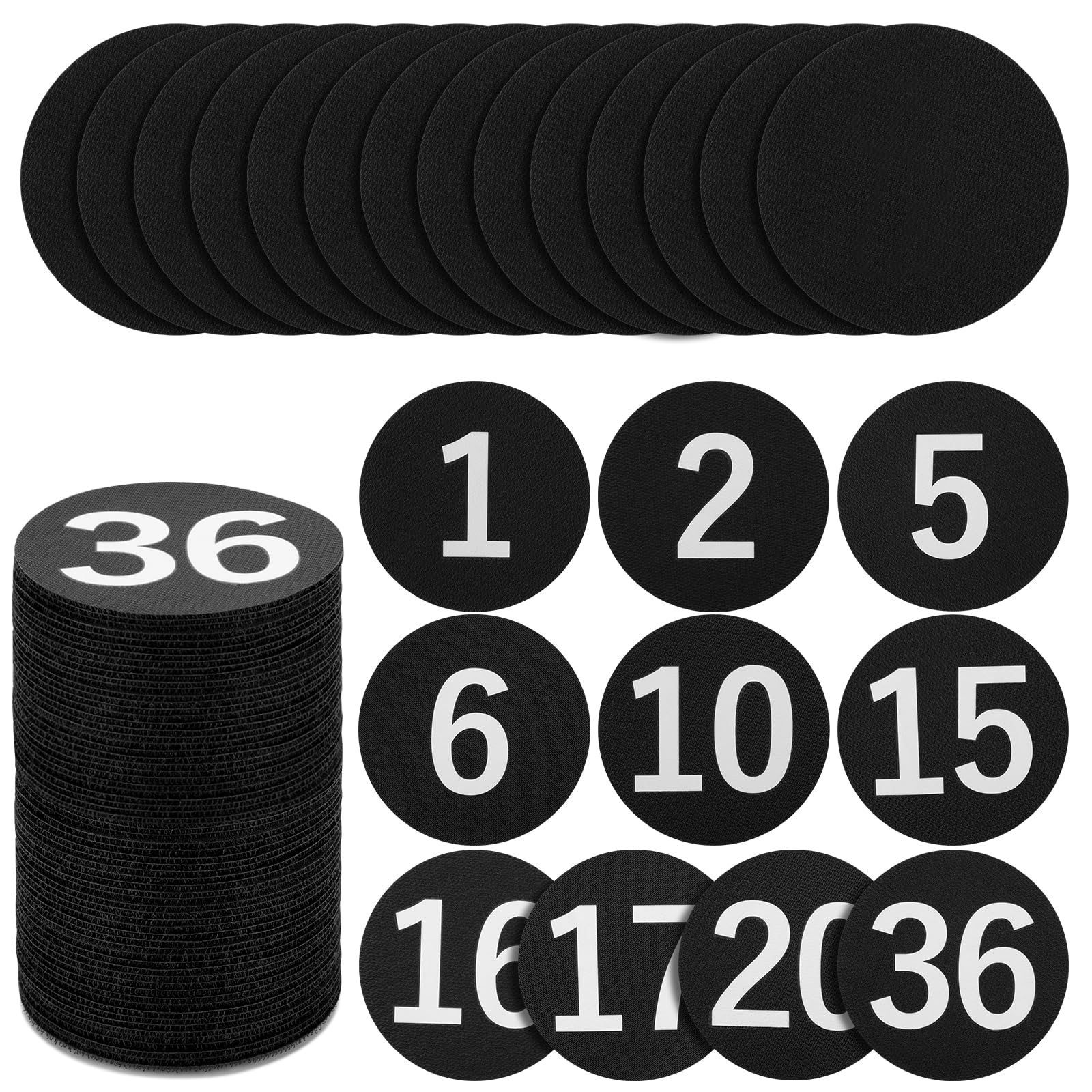 50x Teppichboden-Marker Schwarz Mit Zahlen 1–50 – Für Klassenzimmer, Vorschule & Zuhause