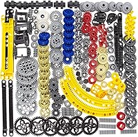 Vista 1 de Kit de diferencial de engranajes técnicos de 233 piezas, compatible con piezas técnicas, para proyecto STEM MOC - Bloques a granel (color aleatorio)