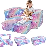 Vista 12 de MeMoreCool Sofá Modular para Niños, Sofá de Juego de Pana para Niños Pequeños para Dormitorio, Muebles de Sala de Juegos, Sofá Cama de Espuma