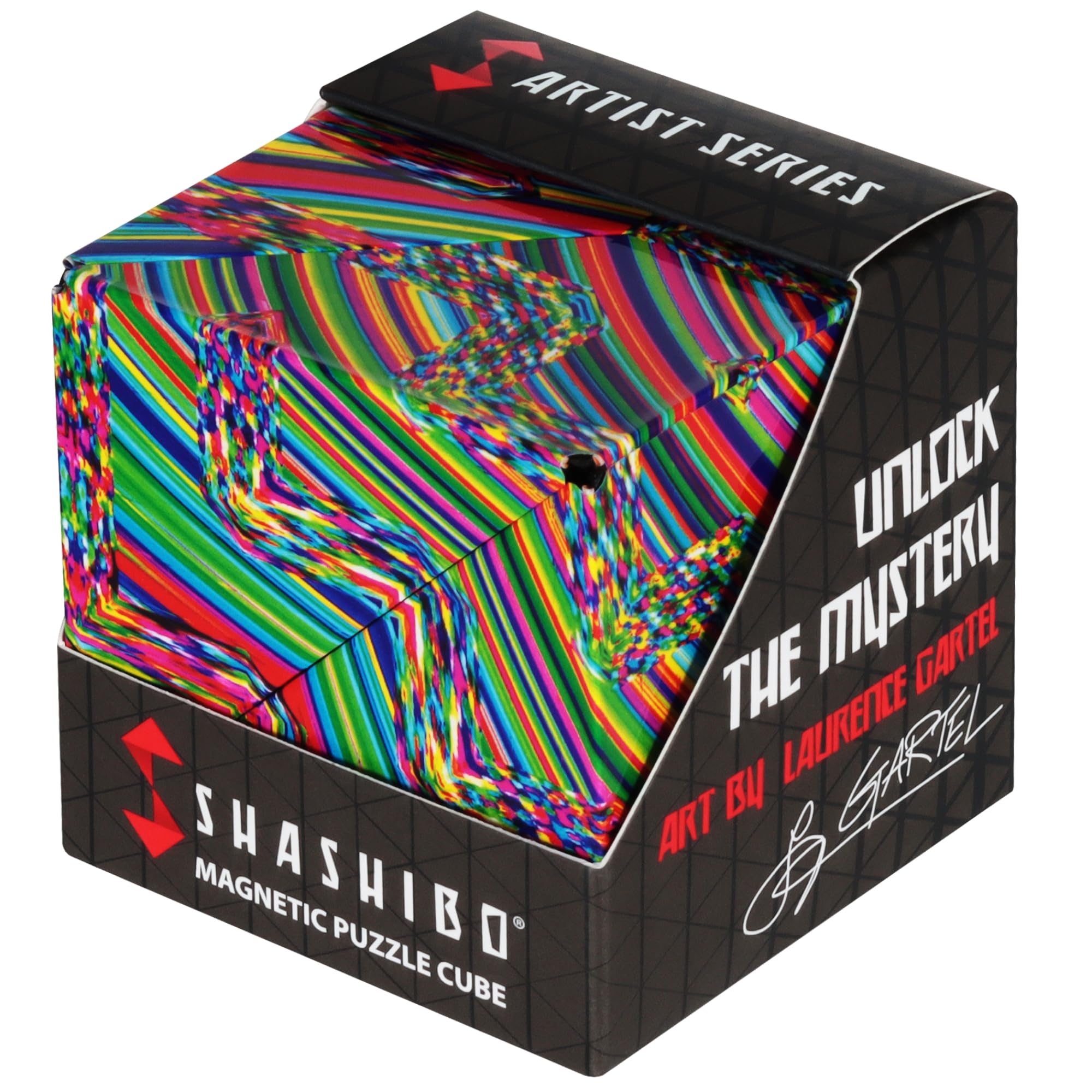 Shashibo Shape Shifting Box - STEM Fidget Toy with Ultra Strong Magnets - Sensory Puzzle Cube Transforms Into 100+ Shapes, Easter Basket Stuffers Gift