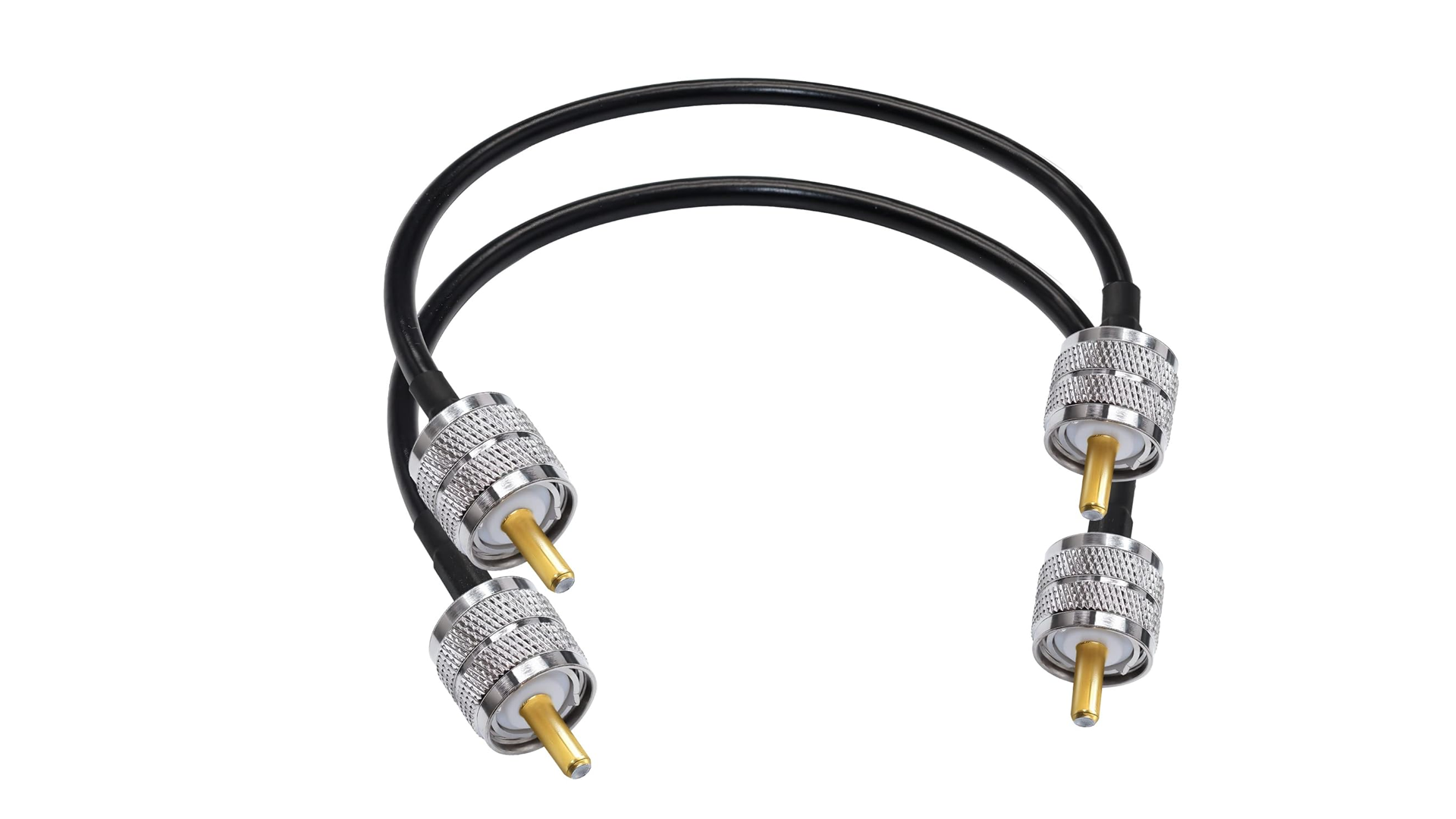 Cavo Coassiale 6 Piedi Maschio-maschio Confezione Da 5 Connettori Coassiali RG8X PL-259 Per Cavo Antenna Radio CB E UHF Cavo TV Antenna