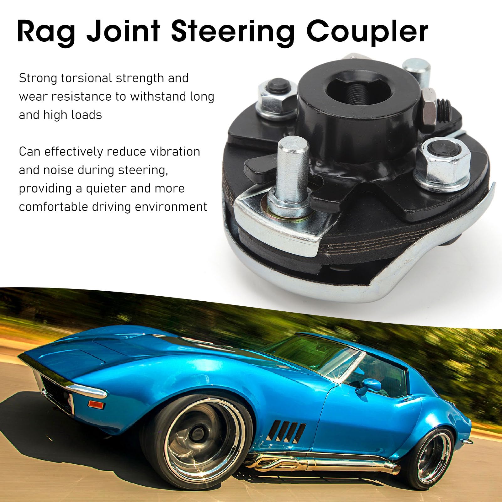 Steering Shaft Pitman Arm Puller Rag Joint Steering Coupler, 36 Spline ...