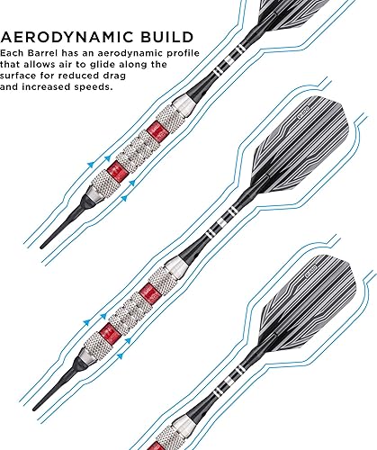 Miniatura 4 de Viper Wind Runner - Dardos de punta suave, 0.63oz