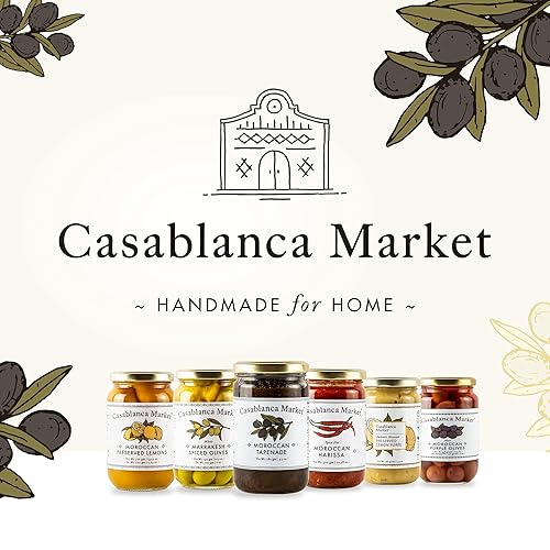 Miniatura 6 de Casablanca Market Tapenade de aceitunas negras para untar totalmente natural, aceitunas negras sin gluten, sin OMG, veganas a base de plantas, sin