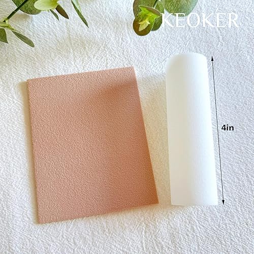 Vista 4 de KEOKER Rodillo de Textura de Arcilla Polimérica, Rodillo de Arcilla Polimérica para Hacer Aretes, Como Hojas de Textura de Arcilla Polimérica