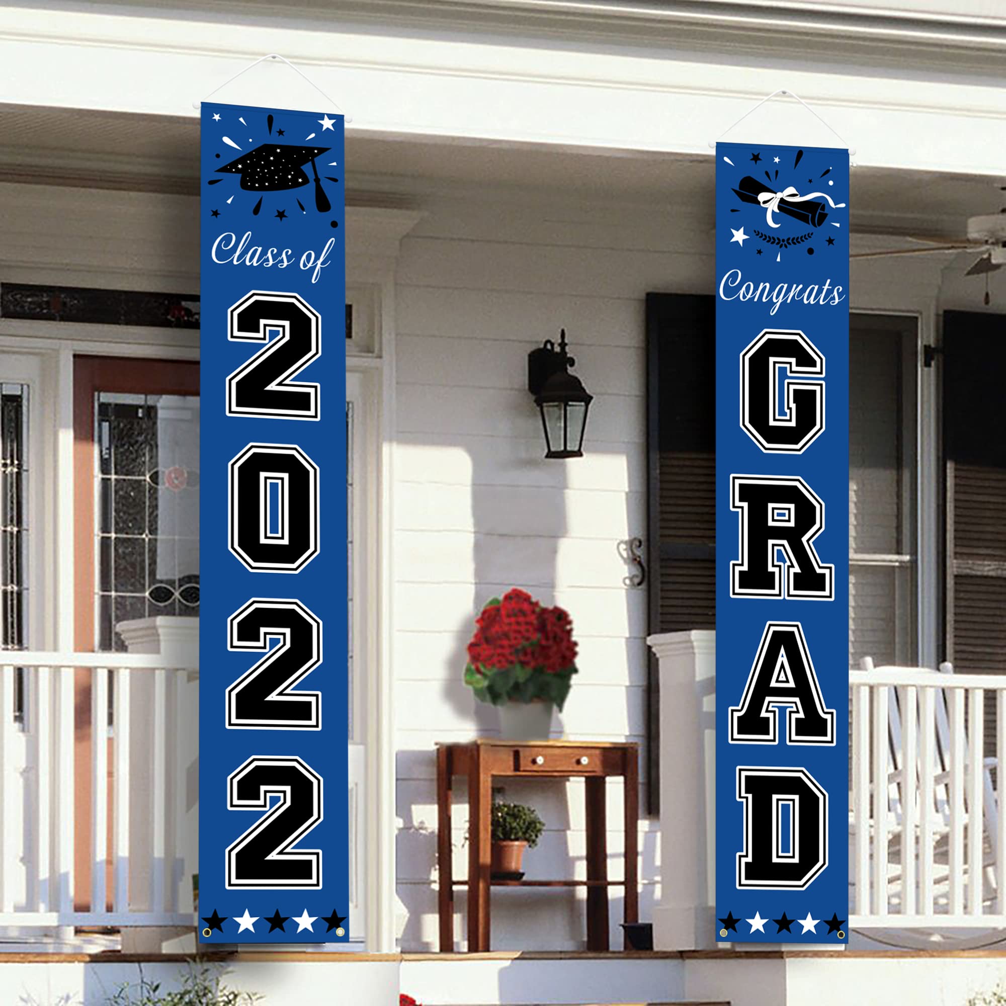 Buy Graduation Party Decorations 2022 Blue Congrats Graduation Banner