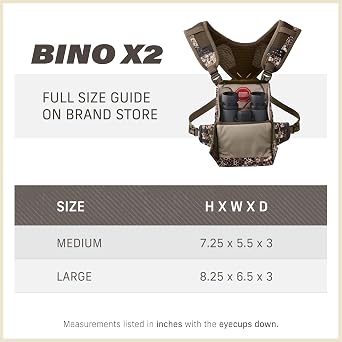 Badlands Bino X2 - Modular Binocular Harness System, Approach FX, Large