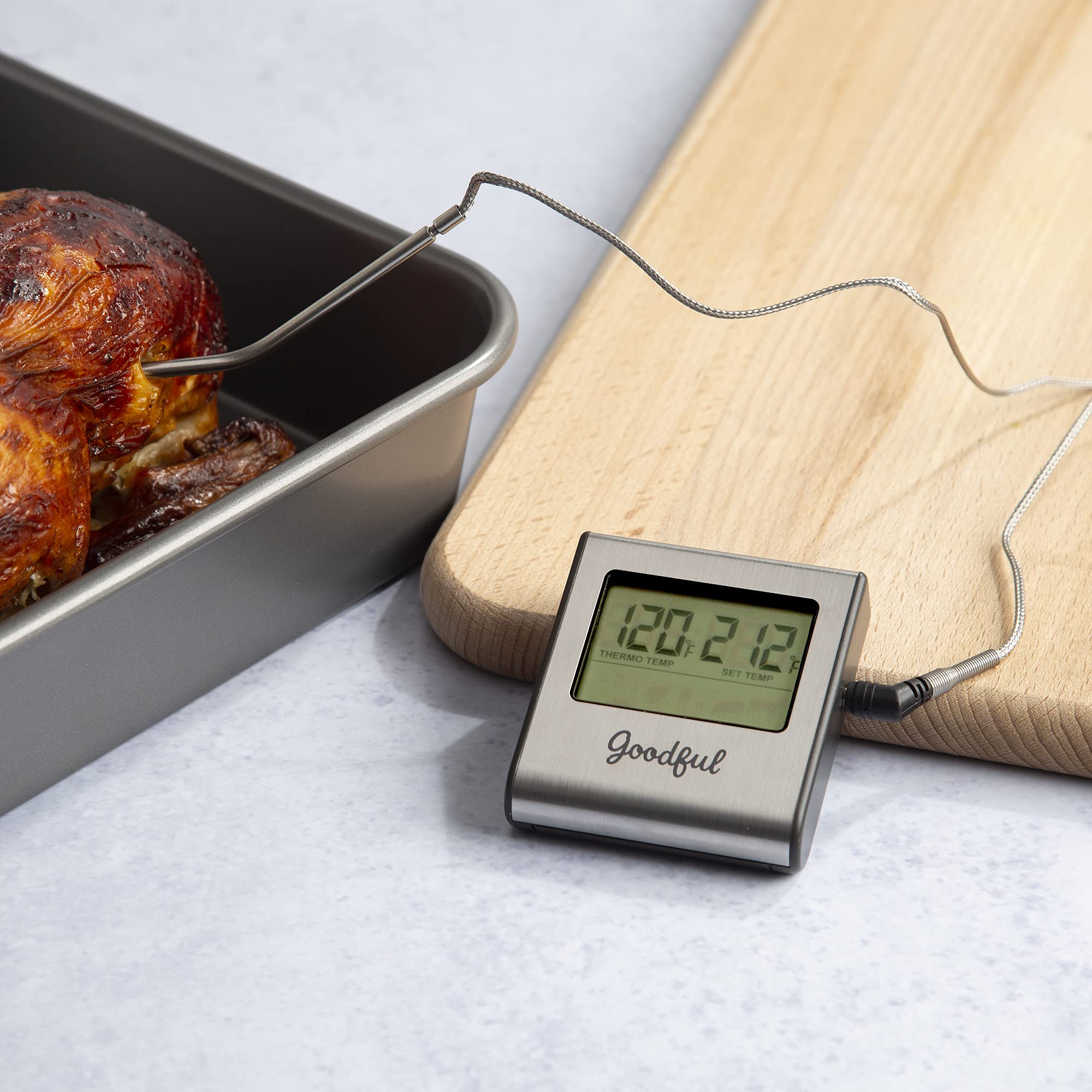 wired thermometer for roaster oven