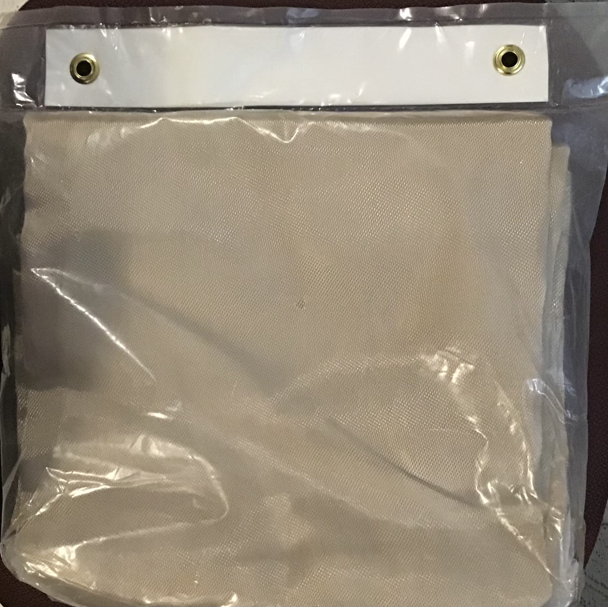 6' X 6' Tillman 18 Ounce Bronze Silica Welding Blanket With Grommets On 18