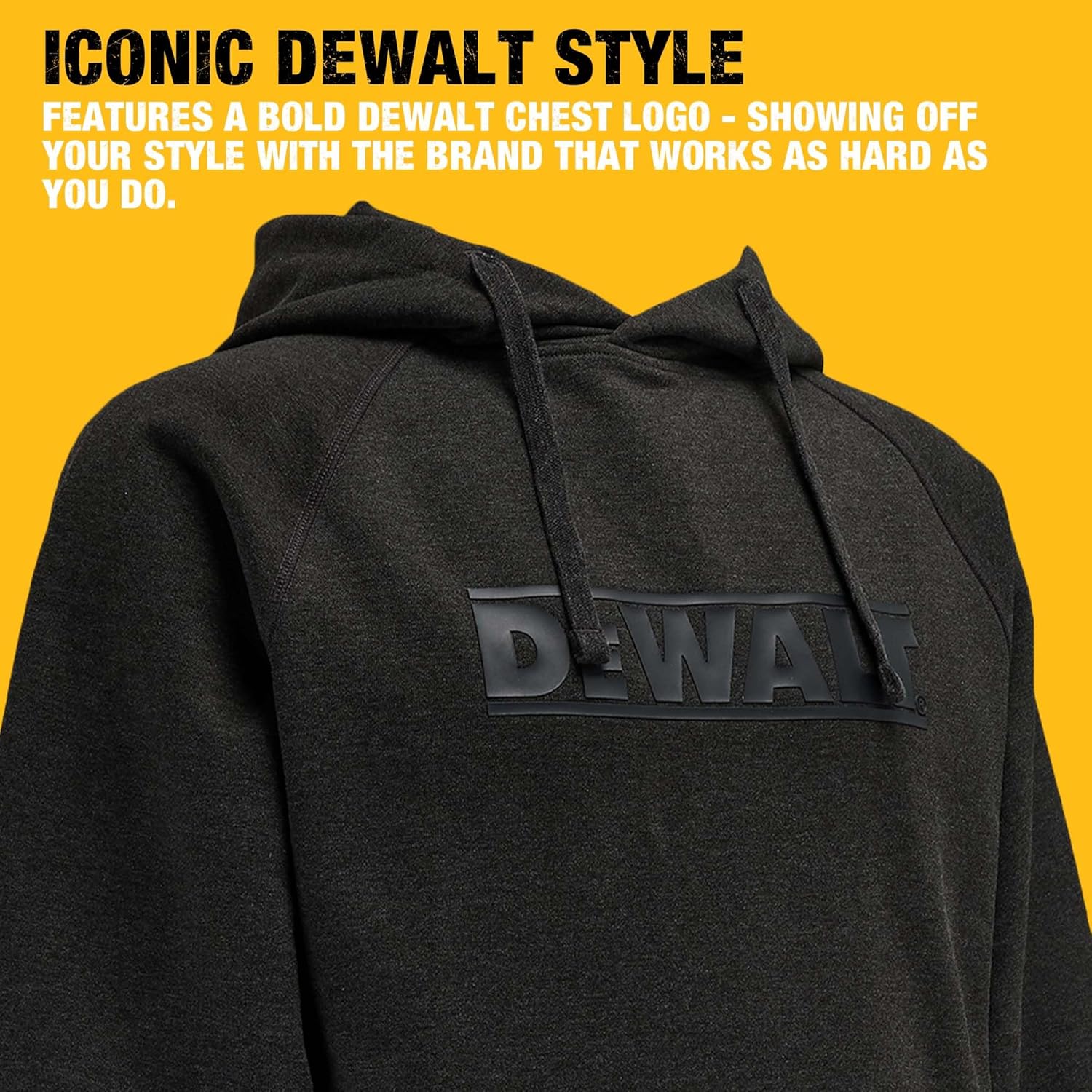 DEWALT Rexburg Men's Water Resistant, Cottonpoly, Heavy Duty, Work Hoodie