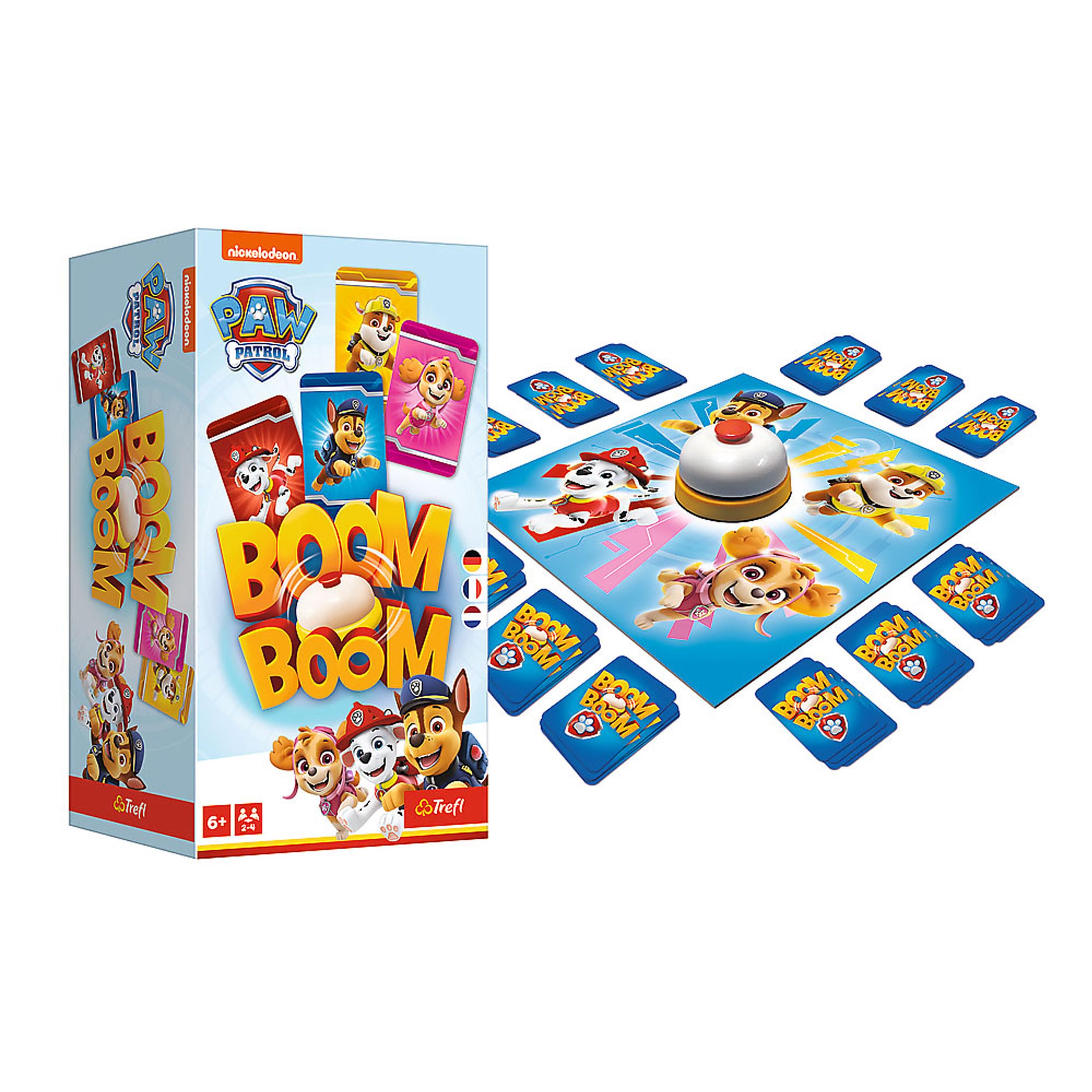 Trefl, Boom Boom, Paw Patrol, Dynamic Family Game, Game with a Bell - Image 4