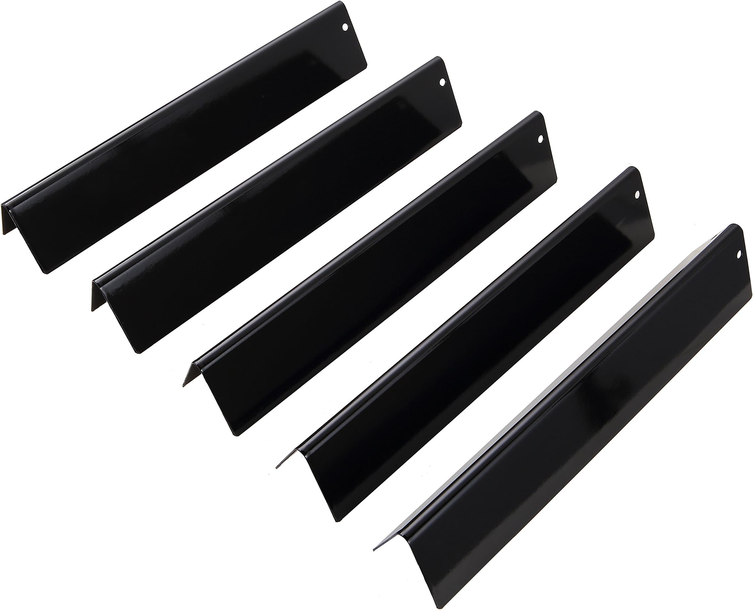 Unicook Heavy Duty Porcelain Flavorizer Bar, 15.25" Grill Heat Plate Replacement Parts, Heat Shield Tent, BBQ Burner Cover, Flame Tamer for Most Weber 300 Series Grills and More