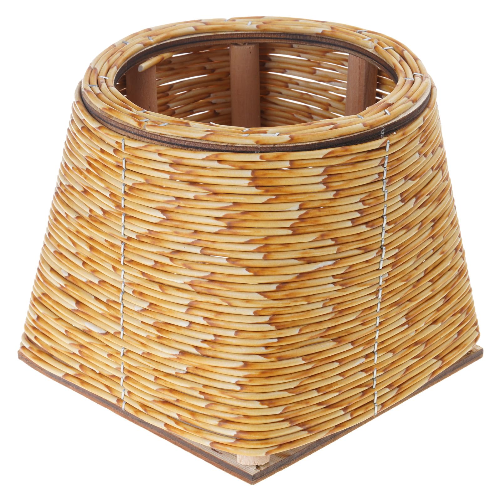 Shurhome Rattan Planter Flower Pots Perfect for Growing and Potted Plant on Balcony and Bedroom Decoration Rattan Planter Basket for Plant