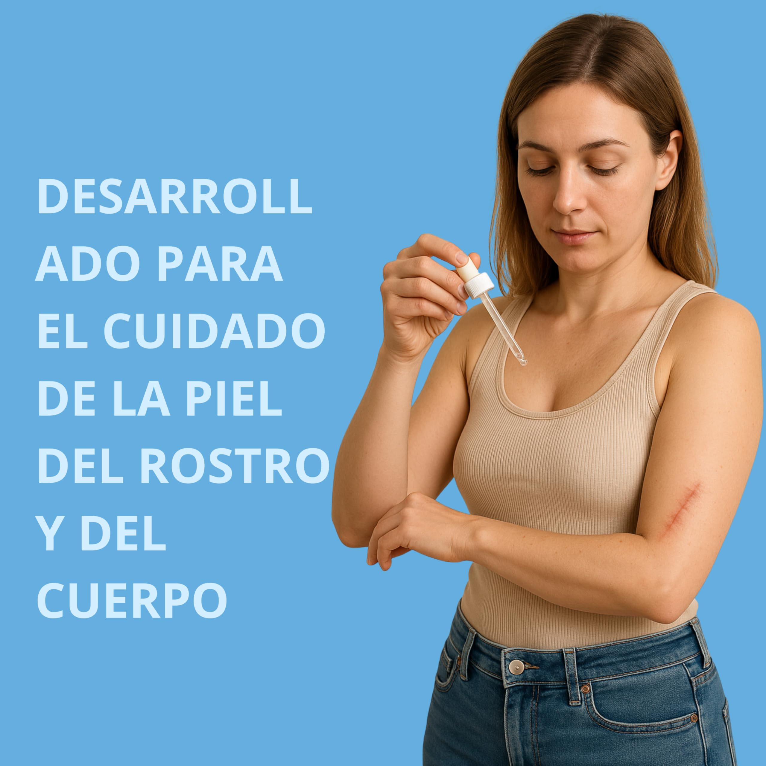 Cikatren – Crema Regeneradora para Cicatrices Quirúrgicas y Quemaduras con Aceite de Jojoba – Tratamiento Elasticidad Natural – 200ml AlohaLabs